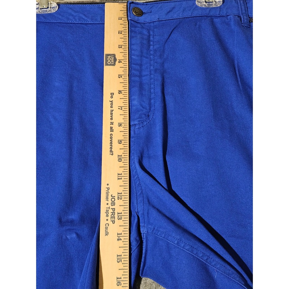 Catherines The Universal Jean Women's 32W Blue Stretch Capri Pants NWT - Picture 5 of 11